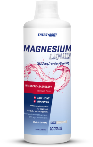 

Energybody Liquid Magnesium Магній зі смаком малини 1 літр