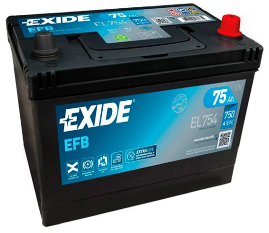 Акція на Автомобильный аккумулятор Exide EL754 від Stylus