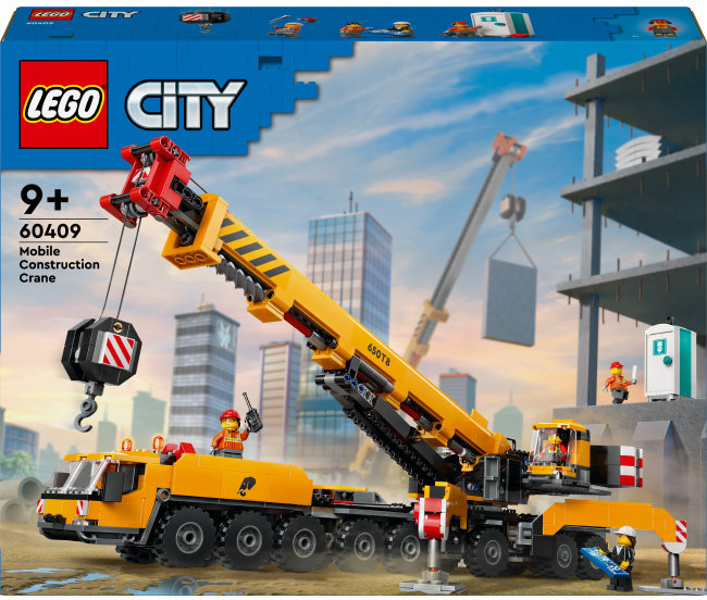 Акція на Конструктор Lego City Желтый передвижной кран 1116 деталей (60409) від Stylus