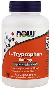 Акція на Now Foods L-Tryptophan 500 mg 120 veg caps від Stylus