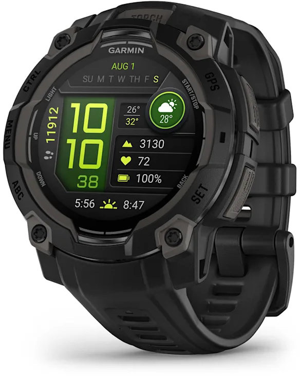 Акція на Garmin Instinct 3 Amoled 45mm Black with Black Band (010-02936-00) від Y.UA