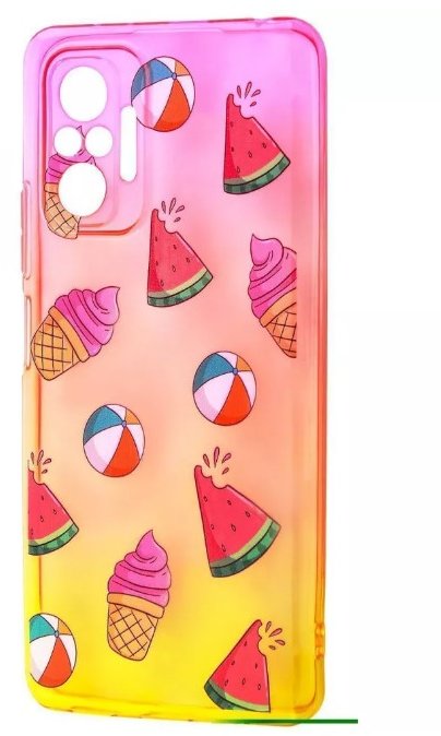 

Wave Sweet & Acid Case Red/Yellow/Watermelon for Xiaomi Redmi Note 10 Pro