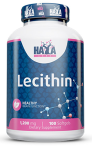 Акція на Haya Labs Lecithin 1200 мг Лецитин 100 капсул від Stylus