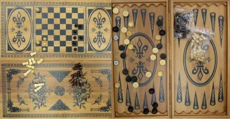 Акция на Нарды и шахматы Manopoulos из бамбука (40х20х4 см) B4020-C от Stylus