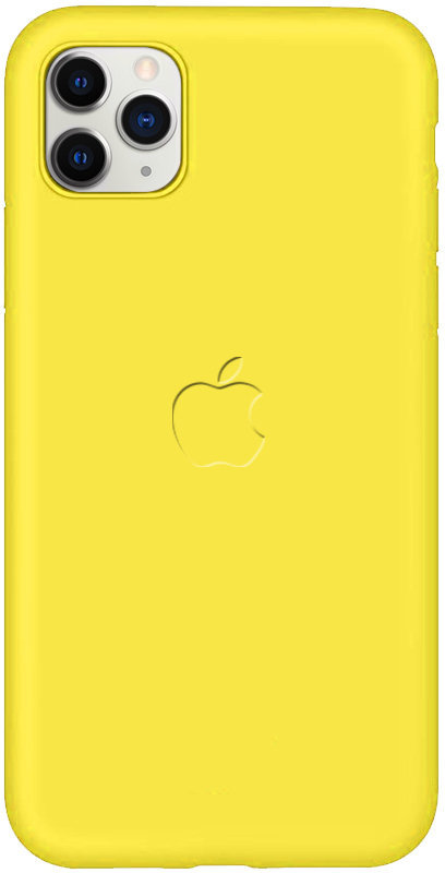 

Mobile Case Soft-touch Logo Yellow for iPhone 11 Pro