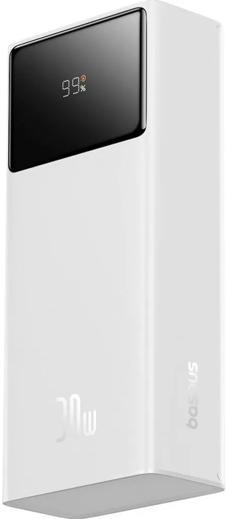 Акція на Baseus Power Bank 30000mAh 30W Star Lord Digital Display White (P10022905213-00) від Y.UA