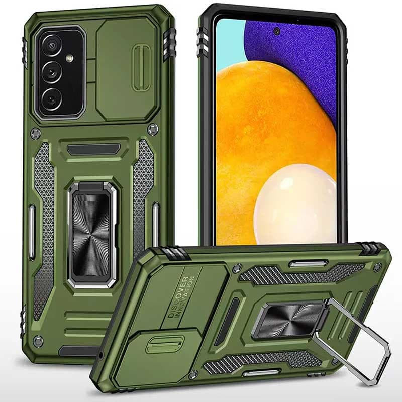 

Mobile Case Camshield Army Ring Army Green for Samsung G990 Galaxy S21 Fe