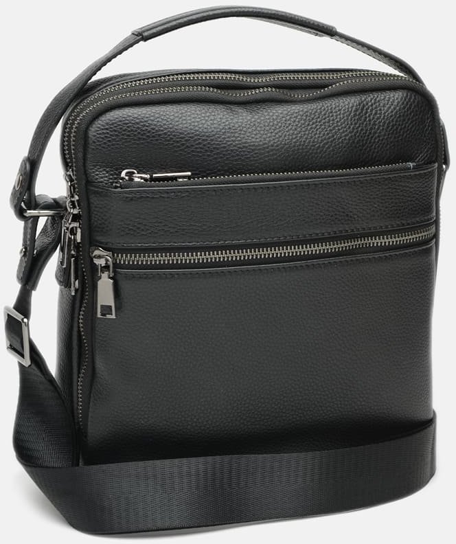 

Мужская сумка через плечо Keizer черная (K117622-3-black)