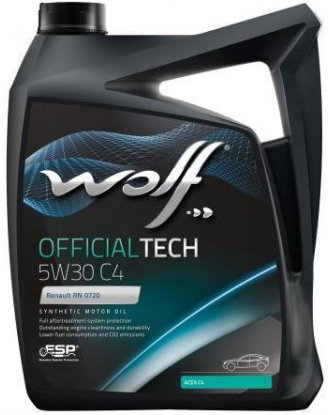 Акція на Моторне масло Wolf Officialtech 5W30 C4 5L від Y.UA