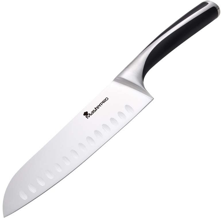 Акція на Нож сантоку MasterPro Elegance BGMP-4432 17.5 см (00000025348) від Stylus