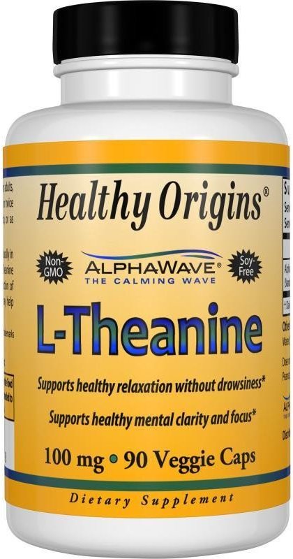 

Healthy Origins L-Theanine 100 mg 90 Vcaps