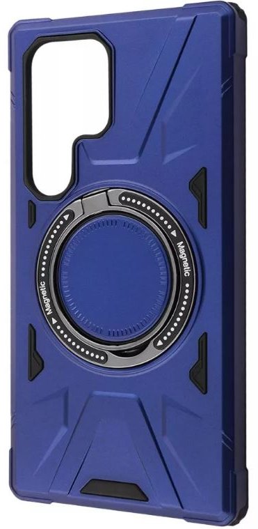 

Wave Iron Grip with Magnetic Ring Blue для Samsung S928 Galaxy S24 Ultra