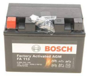 Акція на Мотоциклетный аккумулятор 12В Bosch 6СТ-10 Аз (0 986 FA1 040) від Stylus