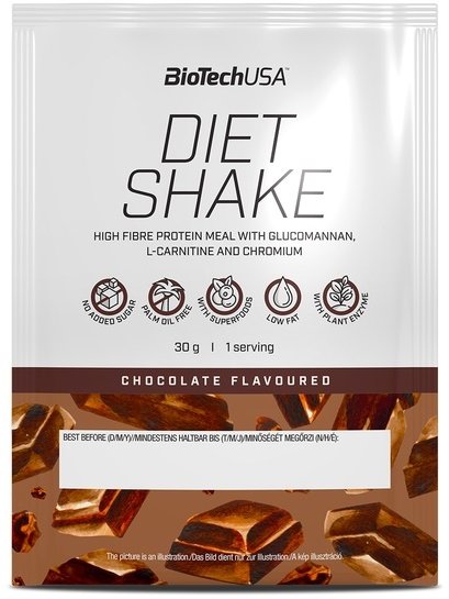 

Заменитель питания BioTech Diet Shake 30 g /sample/ Chocolate