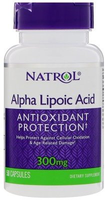 Акція на Natrol Alpha Lipoic Acid 300 mg 50 Caps Альфа-липоевая кислота від Stylus