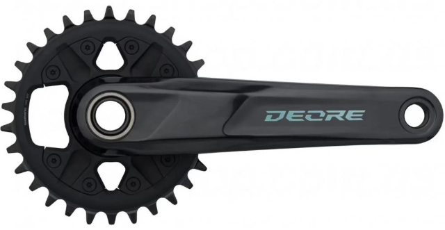 

Шатуны Shimano FC-M6100-1 DEORE, интегрированная ось, 175мм 30T 12-шв. CL-52мм без каретки (EFCM61001EXA0)