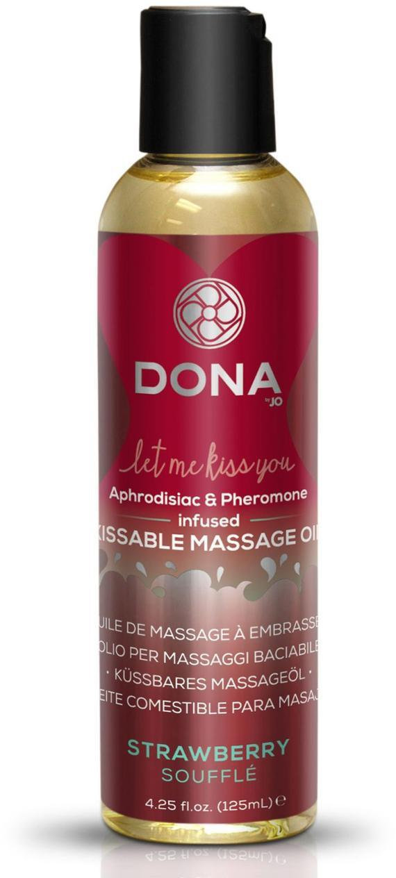 

Массажное масло Dona Kissable Massage Oil Strawberry Souffle (110 мл)