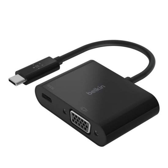 

Belkin Adapter USB-C to Vga 60W PD+USB-C Black (AVC001BTBK)