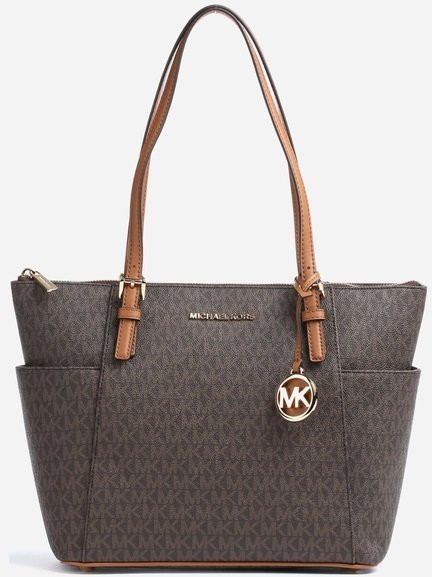 

Женская сумка тоут Michael Kors Jet Set Item Ew Tz Tote темно-коричневая (30S0GTTT1B252)