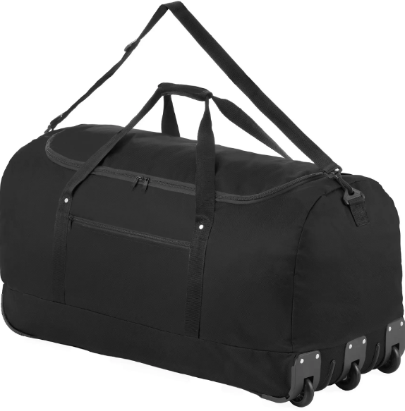 Акція на Сумка дорожная на колесах TravelZ Wheelbag 100 Liter Black (603091) (927291) від Stylus