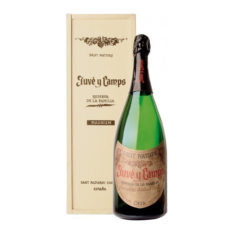 Акція на Шампанское Juve y Camps Reserva de la Familia Gran Reserva Brut Nature (3 л) (BW9396) від Stylus