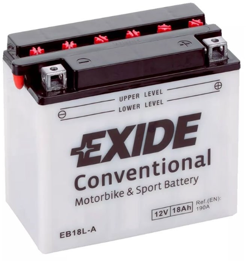 Акція на Мотоциклетный аккумулятор 12В Exide EB18L-A від Stylus