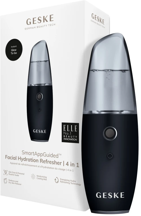 Акція на Увлажнитель для кожи лица Geske Facial Hydration Refresher 4 in 1 black від Stylus