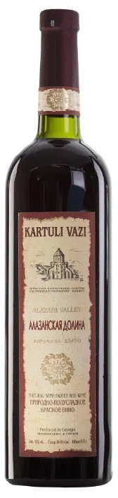 

Вино Kartuli Vazi Алазанська долина, червоне напівсолодке, 0.75л 11% (DIS4860001680641)