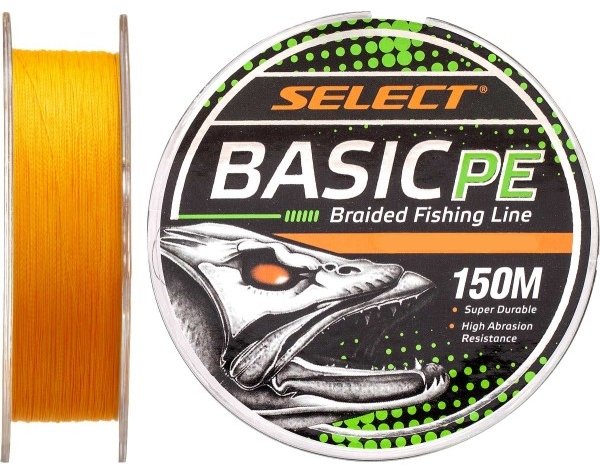 

Шнур Select Basic Pe 150m (оранж.) 0.18mm 22lb/9.9kg (1870.27.75)