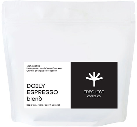 

Кофе Idealist Coffee Co Daily Espresso бленд в зернах 250 г