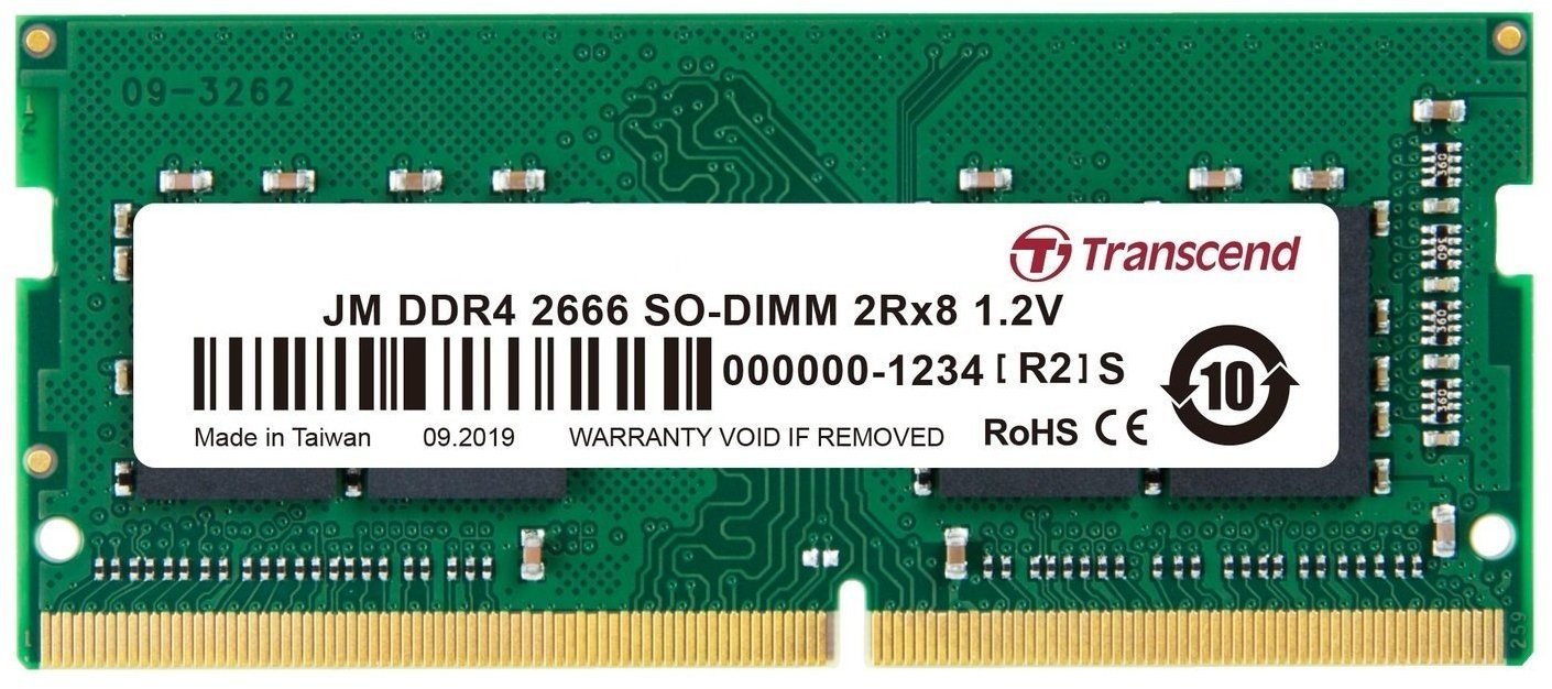 

Transcend 32 Gb SO-DIMM DDR4 2666 MHz (JM2666HSE-32G)