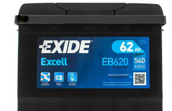 Акція на Автомобильный аккумулятор Exide 6СТ-62 АзЕ Excell EB620 від Stylus