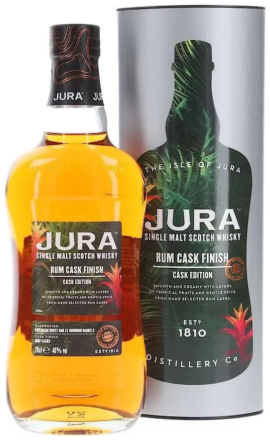 Акція на Виски Isle of Jura Rum Cask, gift box 0.7 л (BWW5369) від Stylus