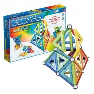 

Конструктор магнитный Jc Toy Magnetic Rainbow 72 детали (777-1)