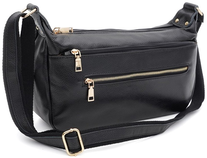 

Женская сумка через плечо Keizer черная (K11199bl-black)