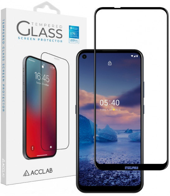 

Acclab Tempered Glass Full Glue Black for Nokia 5.4