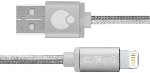 

COTEetCI Usb Cable to Lightning M30i 3m Silver (CS2127-3M-TS)