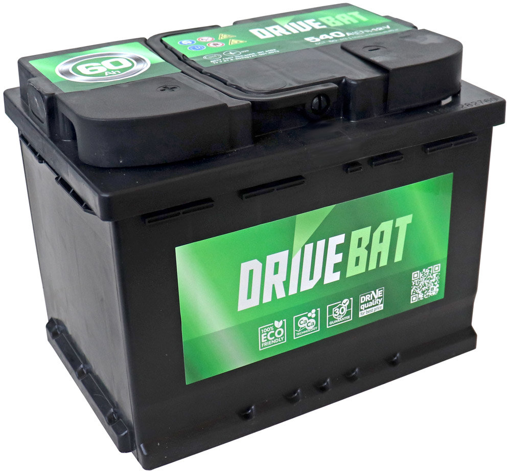 Акція на Автомобильный аккумулятор Drivebat 6СТ-60 необслуживаемый від Stylus