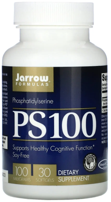 

Jarrow Formulas PS100 Фосфатидилсерин 100 мг 30 капсул