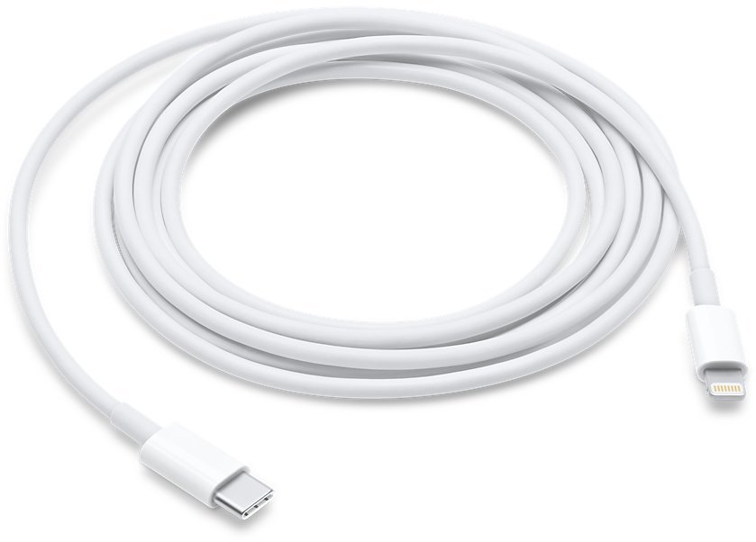 Акція на Apple Cable USB-C to Lightning 2m White (MQGH2/MKQ42) від Y.UA