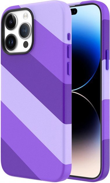 

Vokamo Case with MagSafe Purple для iPhone 15 Pro Max (NVK010816)