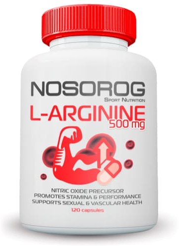 

Nosorog Nutrition L-Arginine 500 mg 120 capsules