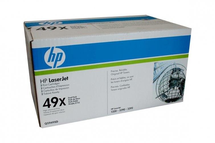 

Hp Lj 49XD 1320/1160 Dual Pack (Q5949XD)