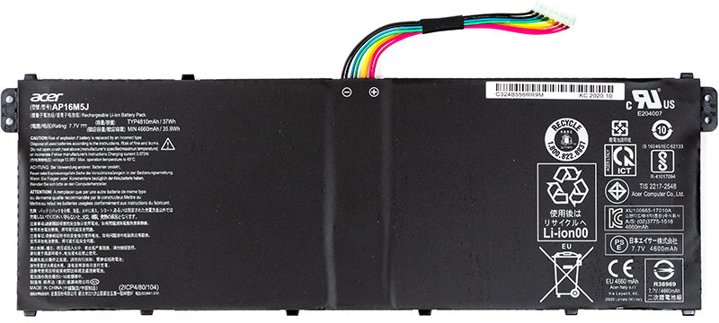 

Acer Aspire 1 A114-32 (AP16M5J) 7.7V 4810mAh (original)