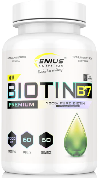 

Genius Nutrition Biotin B7 Биотин 60 таблеток