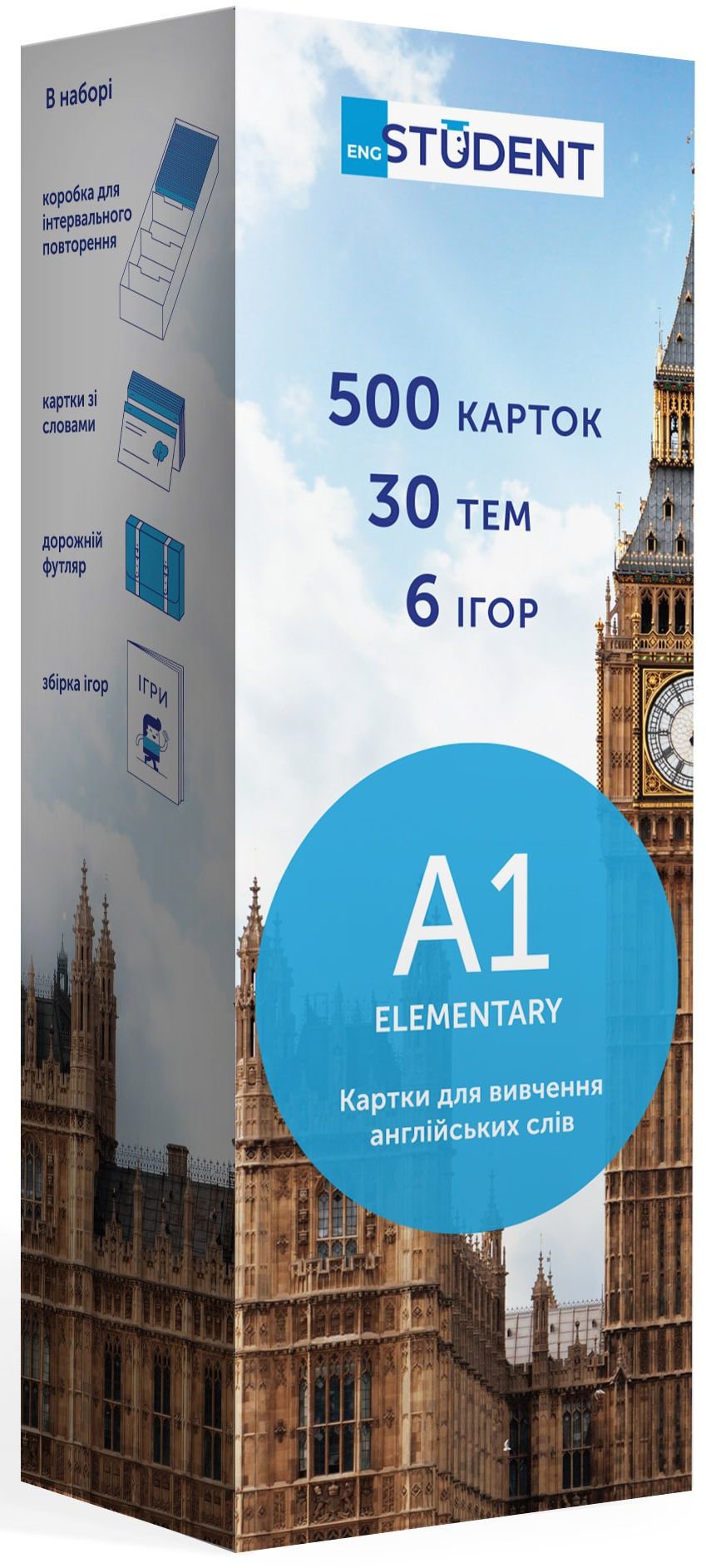 

Карточки English Student Elementary A1 на украинском