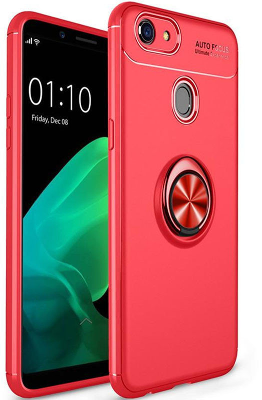 

Tpu Case Tpu Pc Deen ColorRing Magnetic Holder Red for Oppo A73