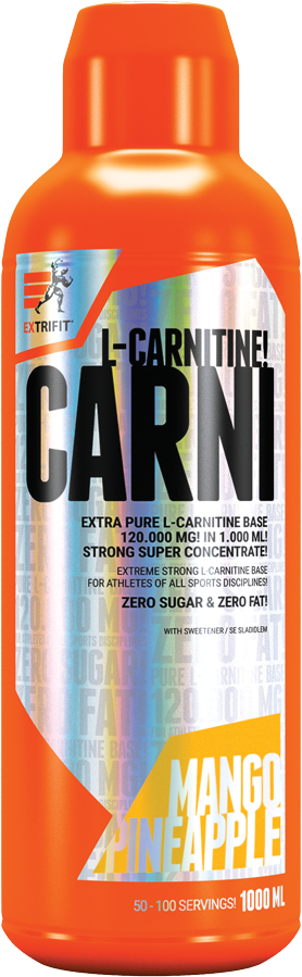 

Extrifit Carni Liquid 120000 1000 ml /100 servings/ Mango Pineapple