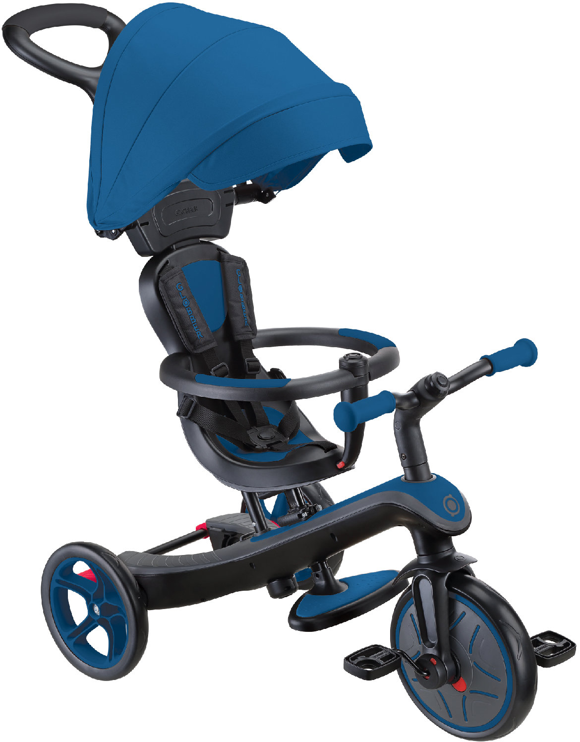 

Велосипед дитячий Globber Explorer Trike 4в1 Deluxe Play синій (634-100)