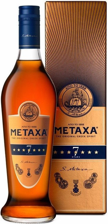 Акція на Бренди Metaxa (7 звезд) 0.7л gift box (BDA1BR-YFK070-011) від Stylus